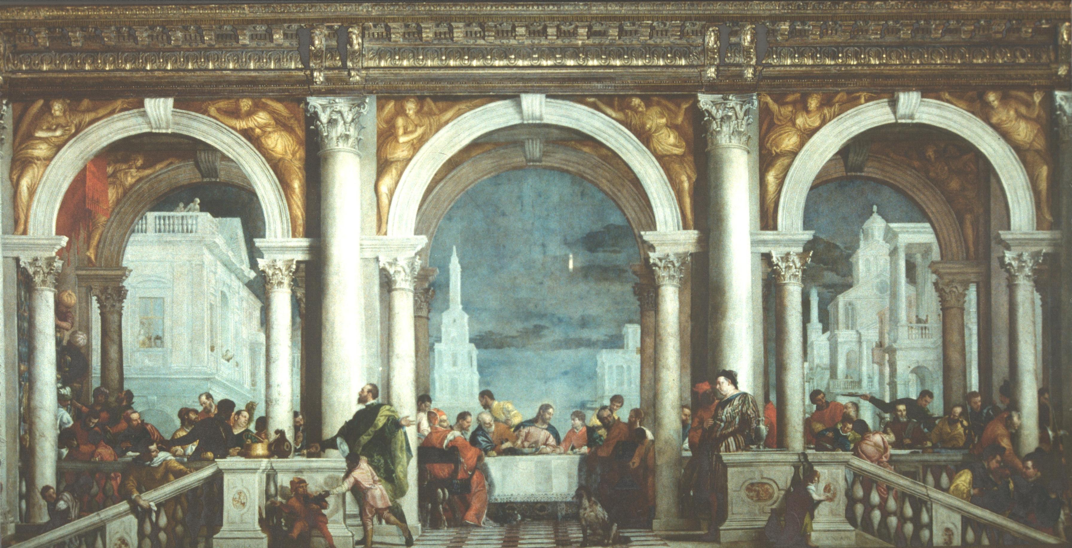 Figure 1: (V5_1) Veronese, The Feast in the House of Levi, Gallerie dell’Accademia