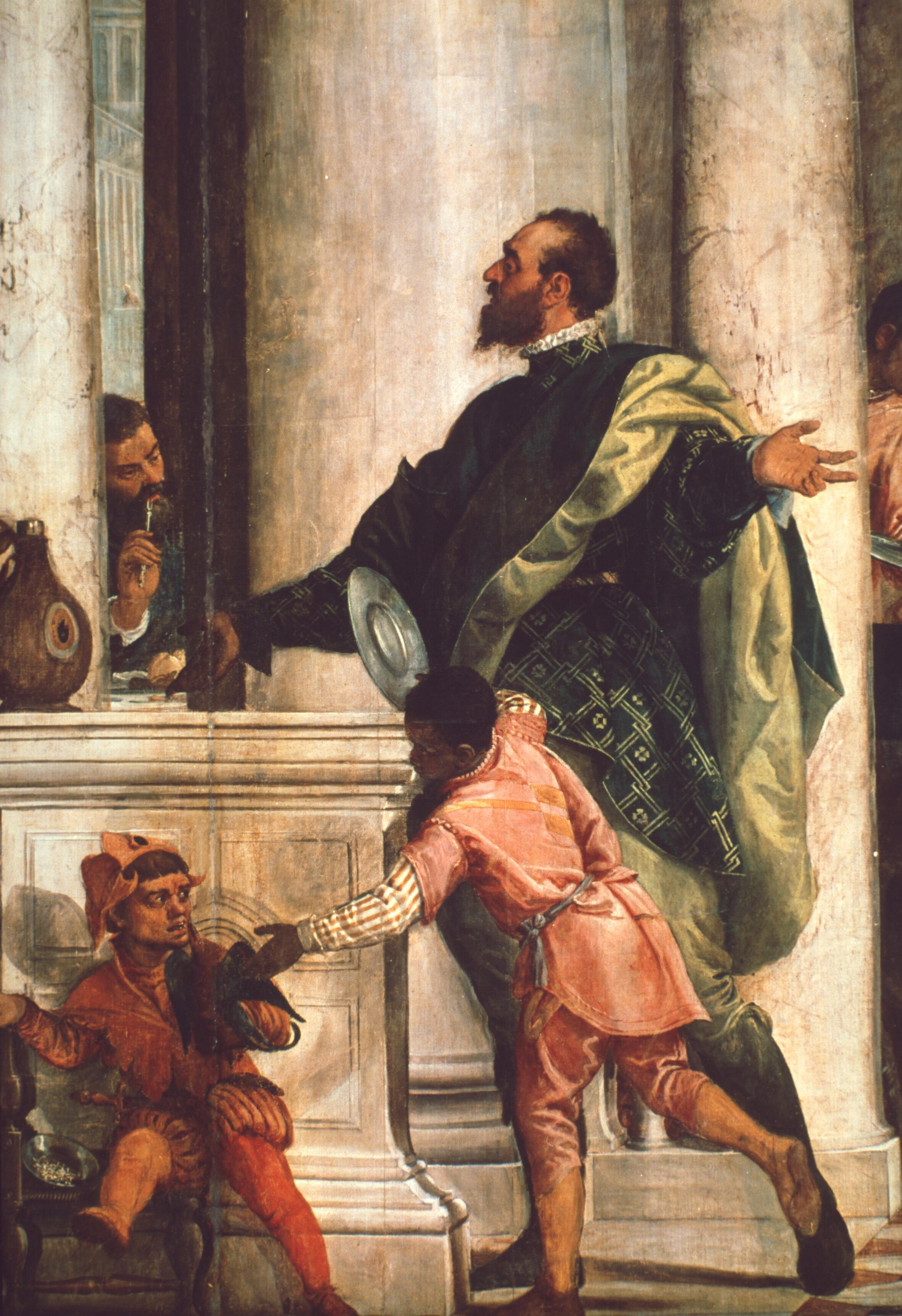 Figure 2: (V5_2) Detail from Veronese, The Feast in the House of Levi