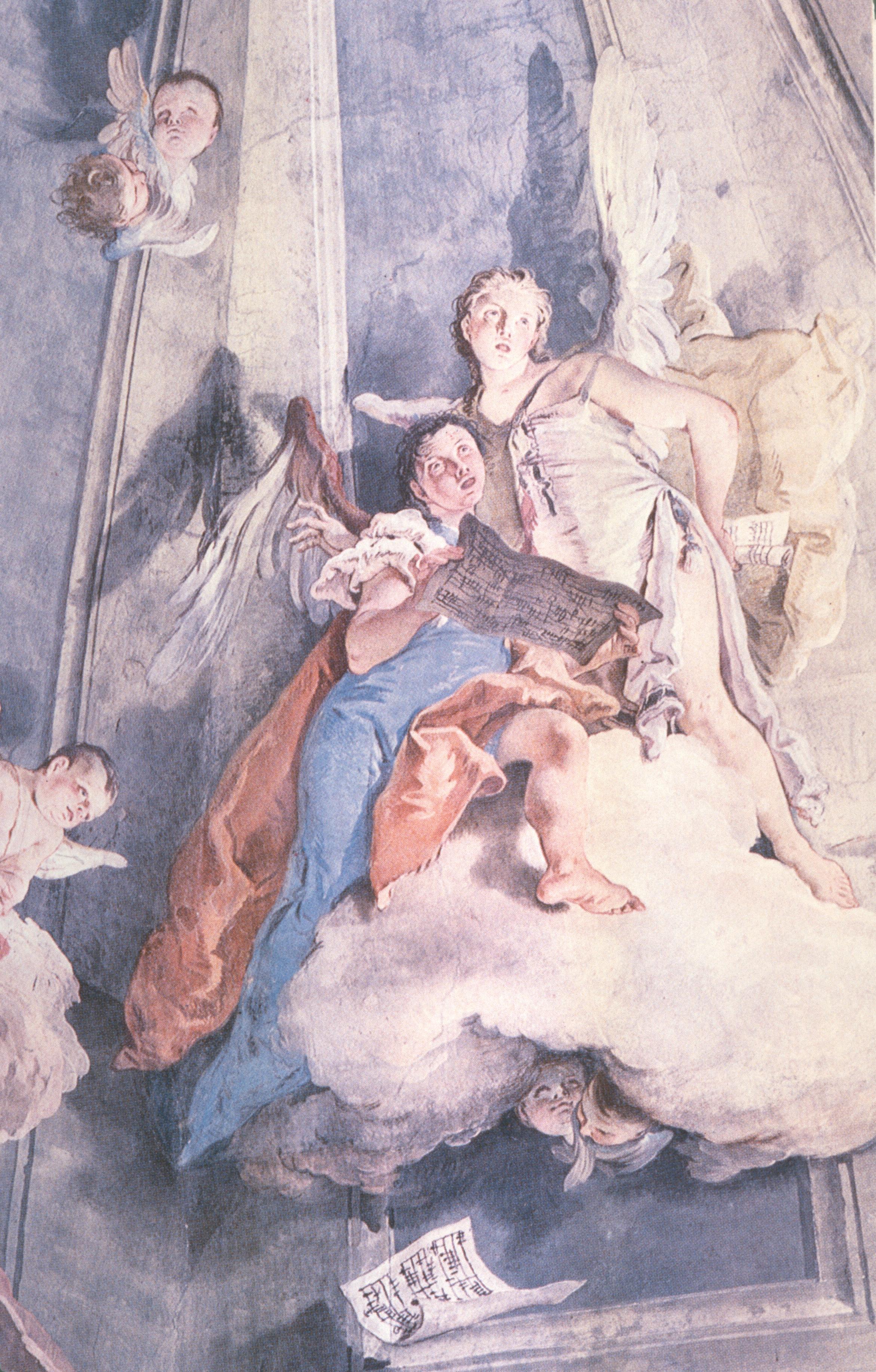 Figure 24: (V6_23) Tiepolo, Detail from fresco in the Eucharist chapel, Duomo of Udine