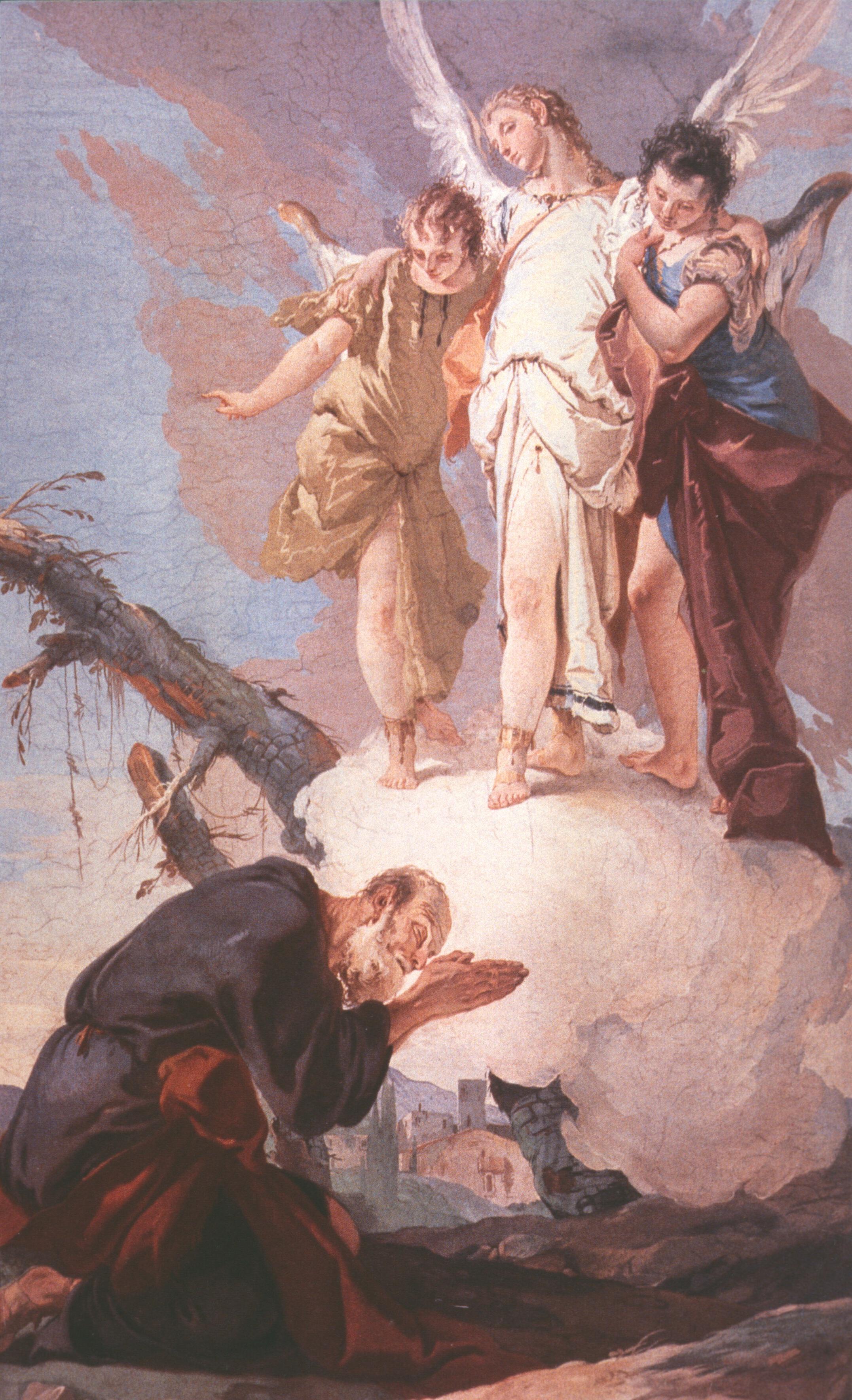 Figure 34: (V6_32) Tiepolo, The Three Angels Appearing to Abraham, Palazzo Arcivescovile, Udine