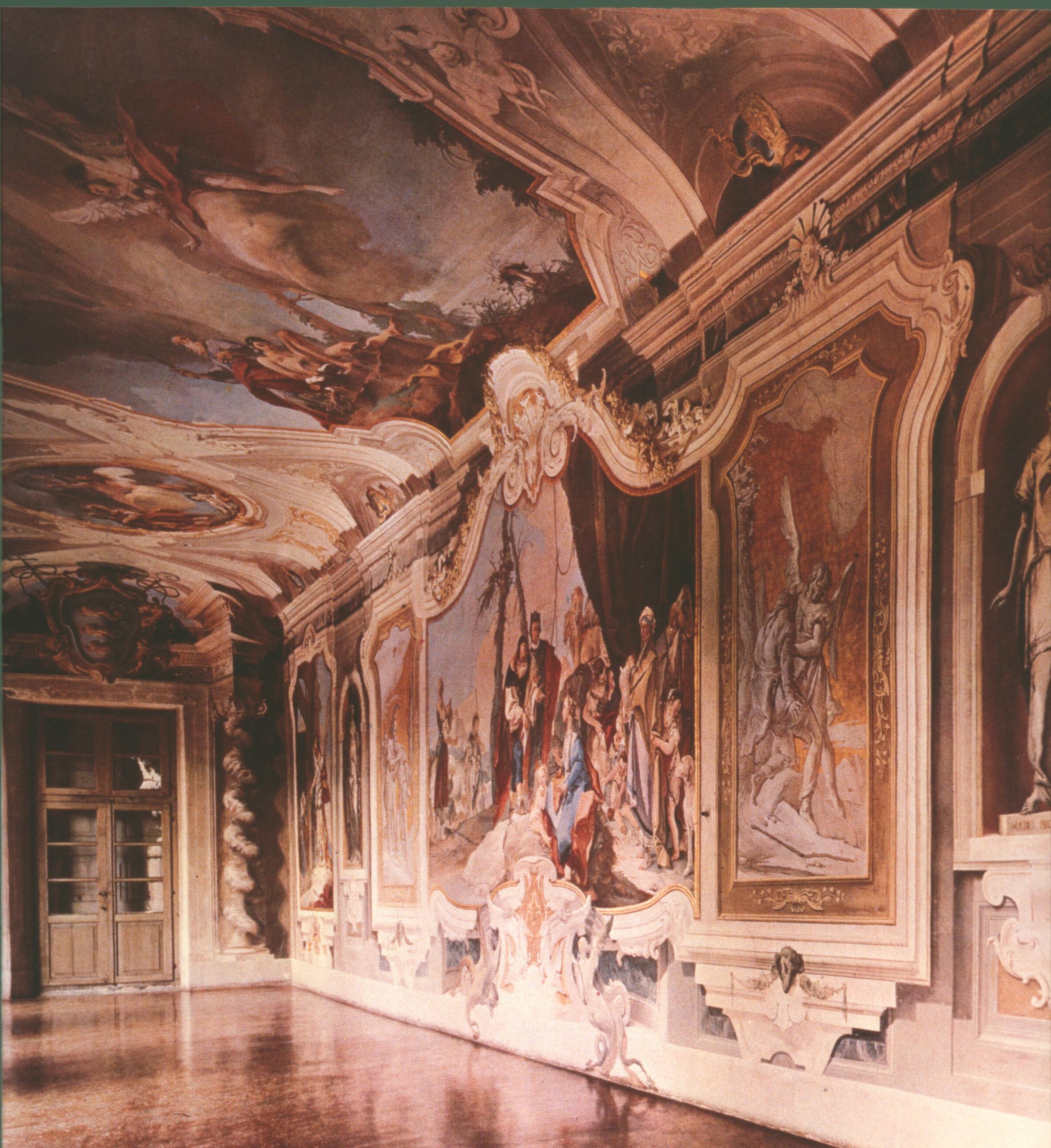 Figure 44: (V6_42) Tiepolo, Rachel Hiding the Idols from Her Father Laban in context, Palazzo Arcivescovile, Udine