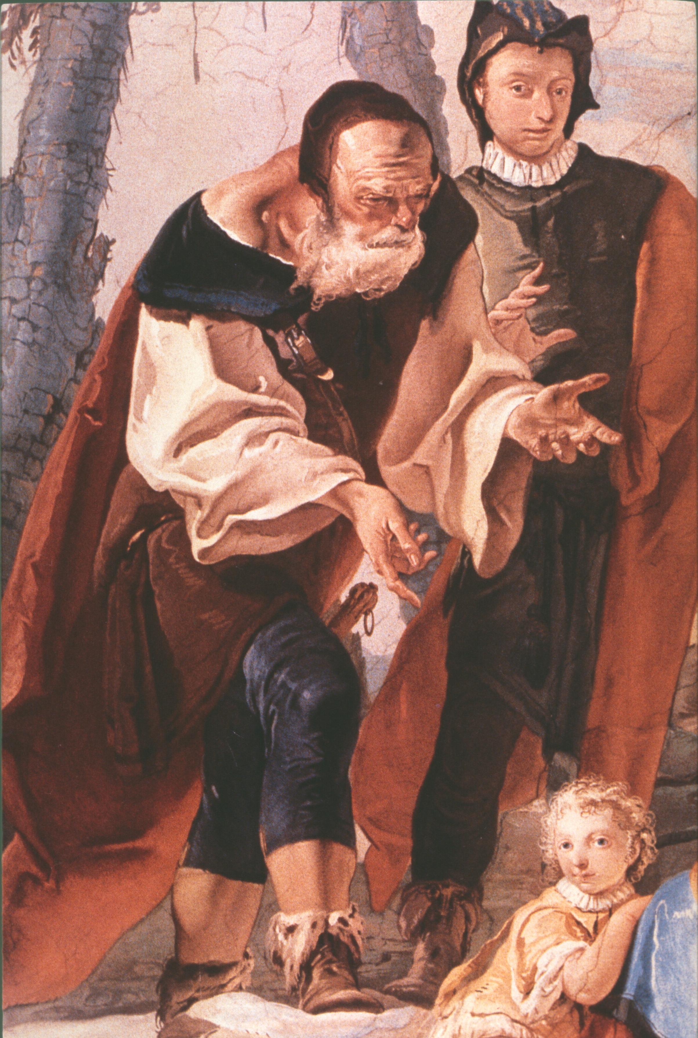 Figure 47: (V6_45) Detail from Tiepolo, Rachel Hiding the Idols from Her Father Laban