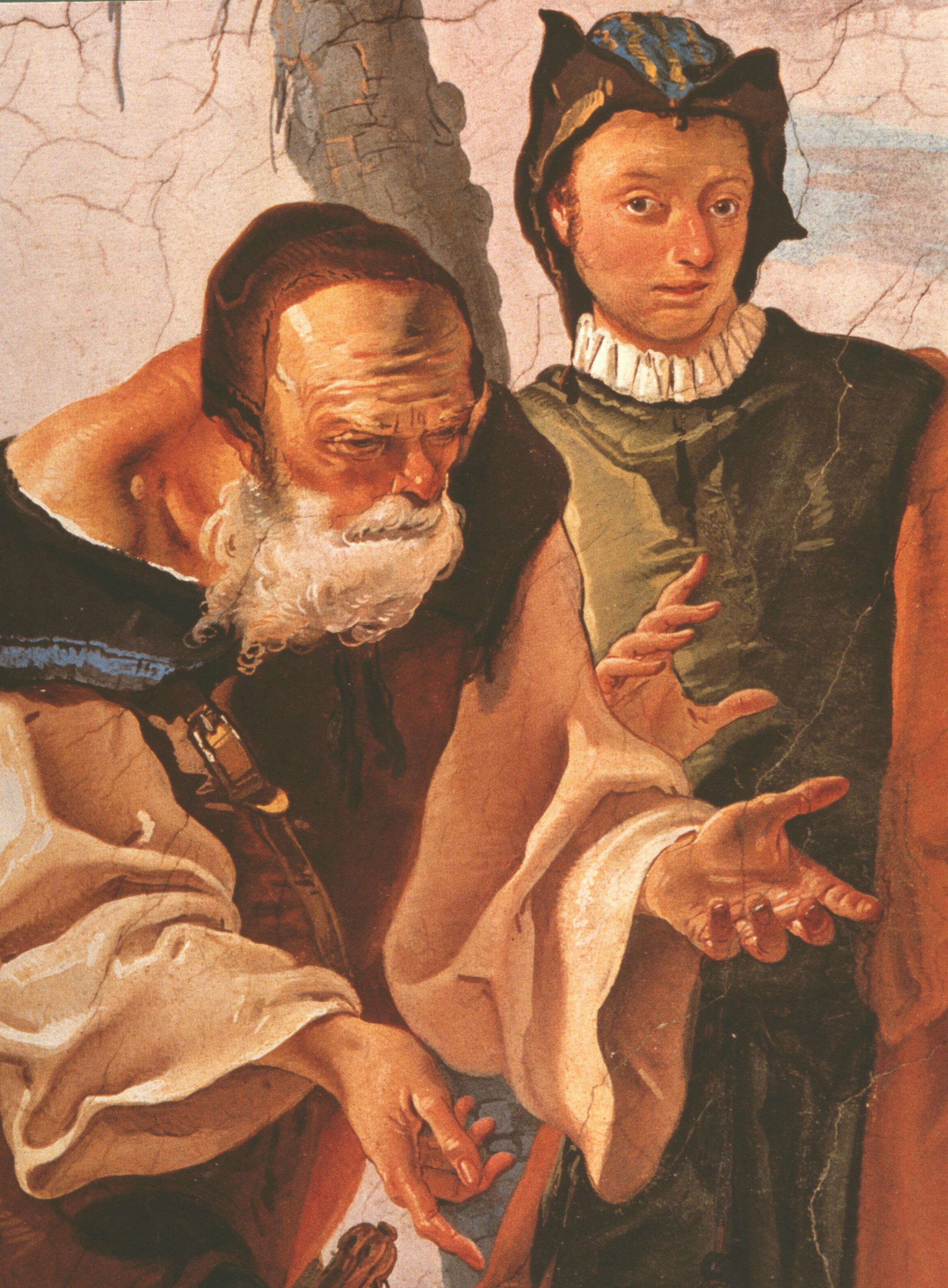 Figure 49: (V6_47) Detail from Tiepolo, Rachel Hiding the Idols from Her Father Laban