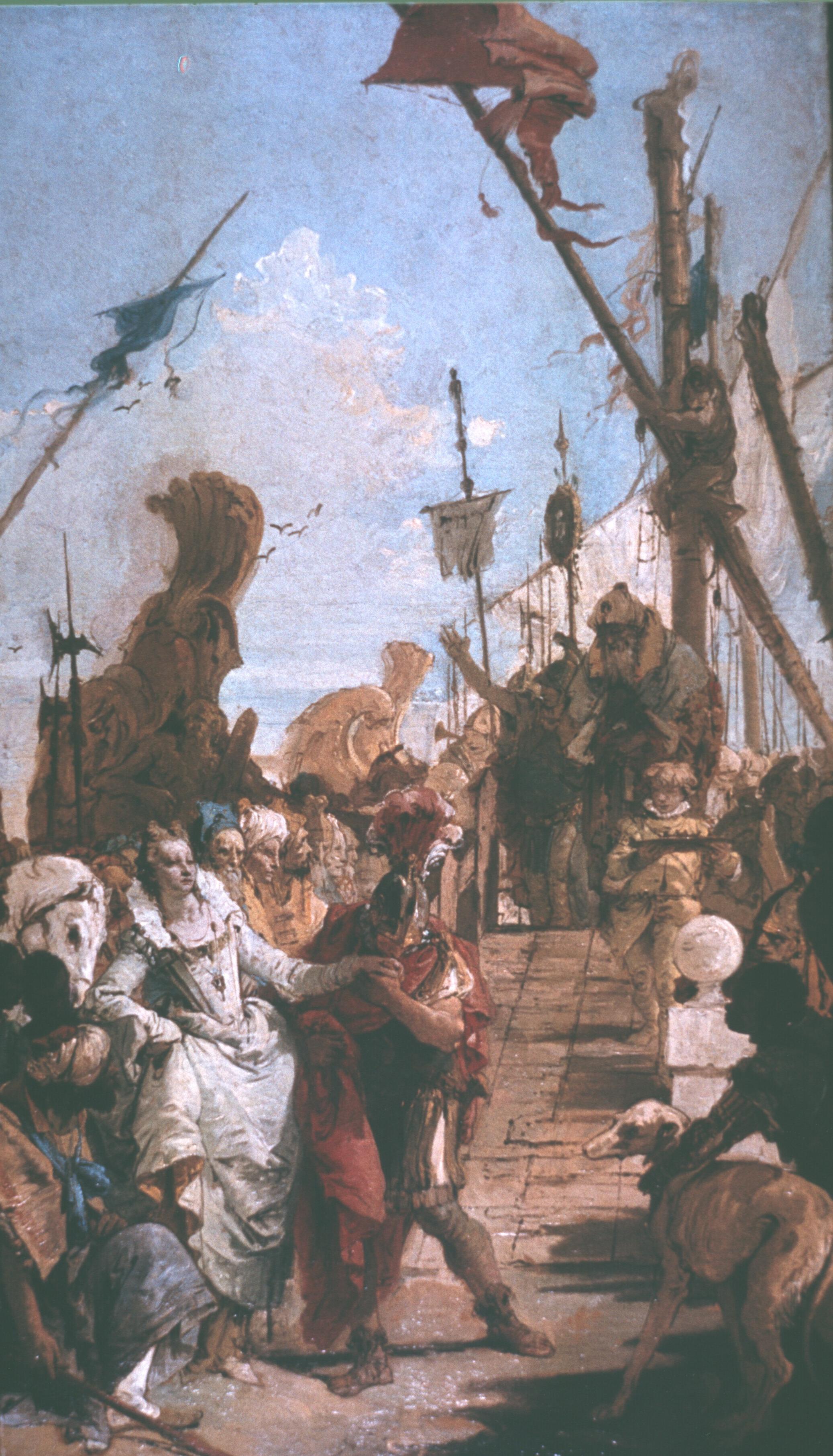 Figure 52: (V6_50) Tiepolo, The Meeting of Anthony and Cleopatra, National Gallery of Scotland