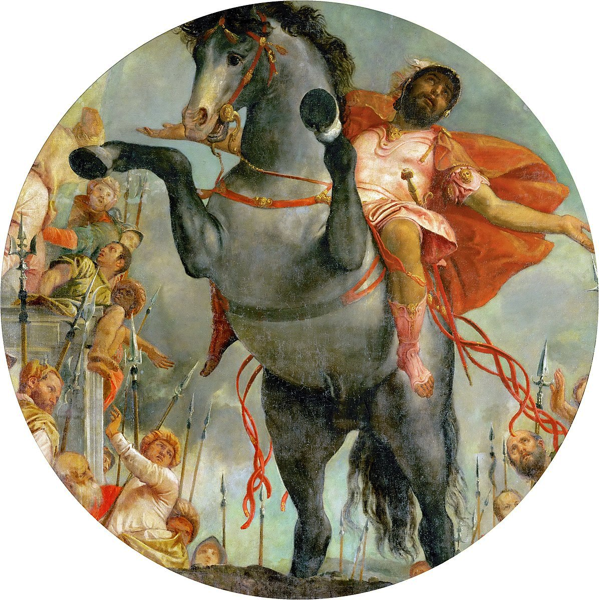 Figure 33: Veronese, The Sacrificial Death of Marcus Curtius, Church of San Sebastiano