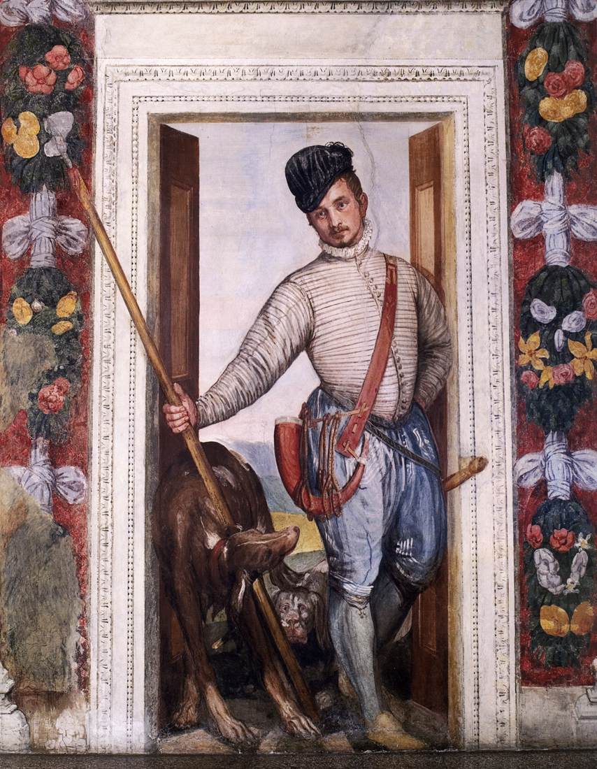 Figure 52: Detail of nobleman in hunting attire